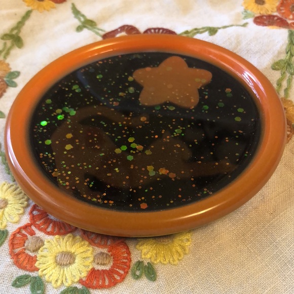 Handmade star and cat resin tray - Picture 2 of 5